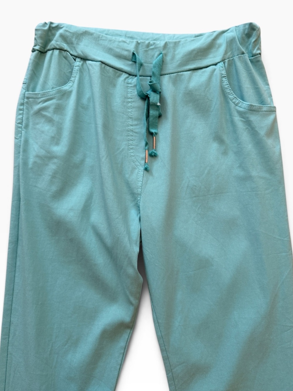 Marisima Smeraldo Drawstring Solid Stretch Pant O/S - Picture 3 of 7